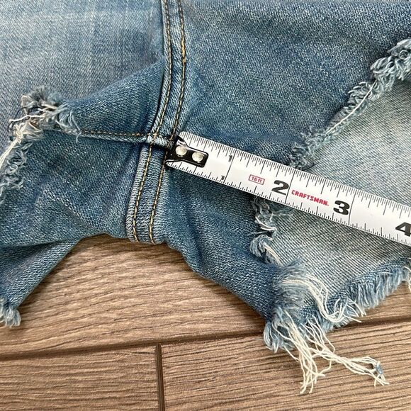 Levi’s High Rise Stretch Blue Jean Shorts Size‎ 31 - Picture 8 of 9